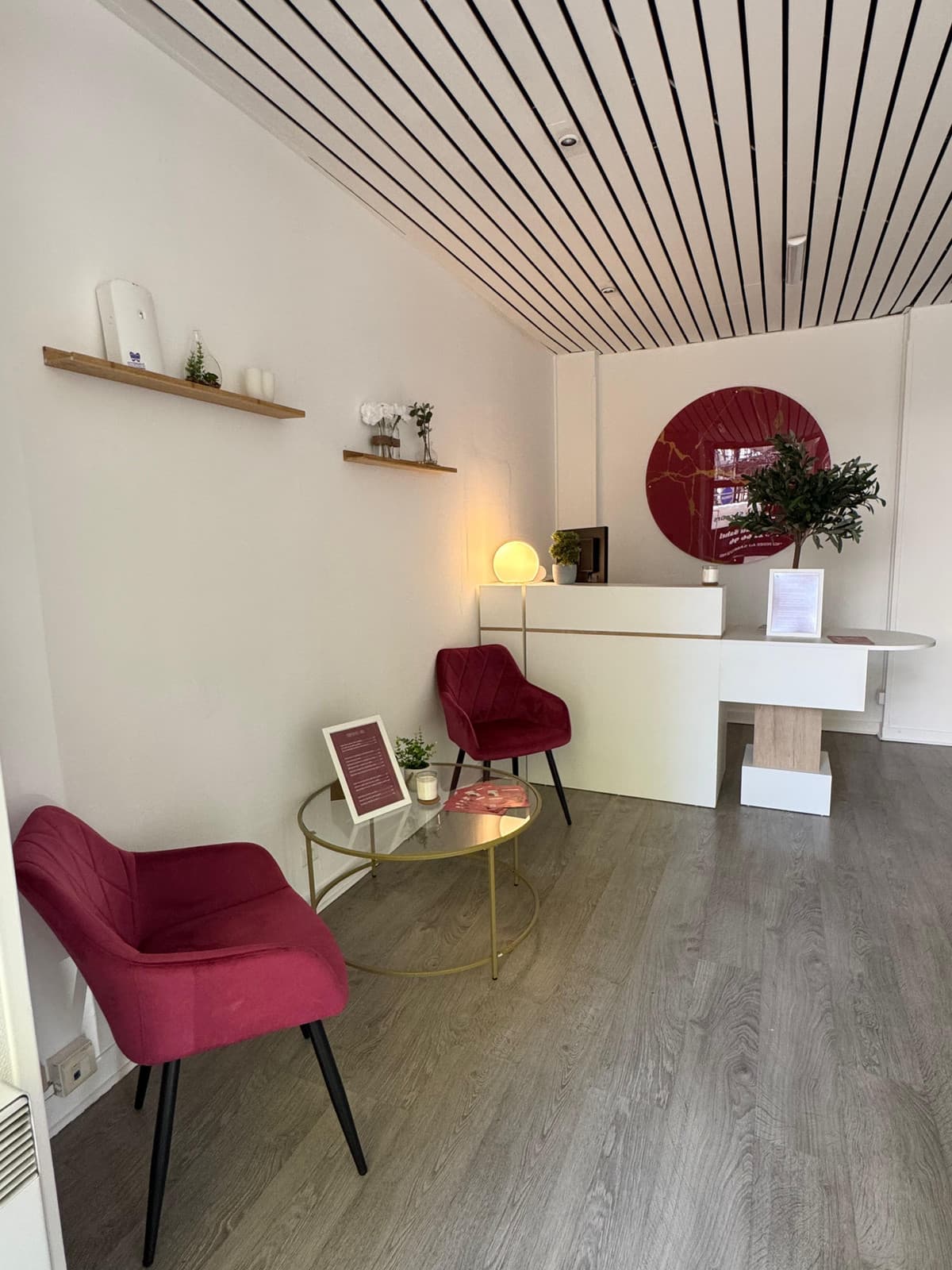 Recepción de un centro Japanese Head Spa